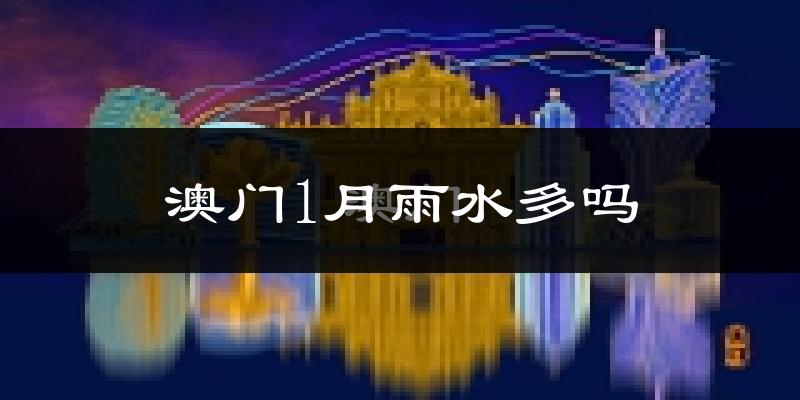 澳门1月雨水多吗?